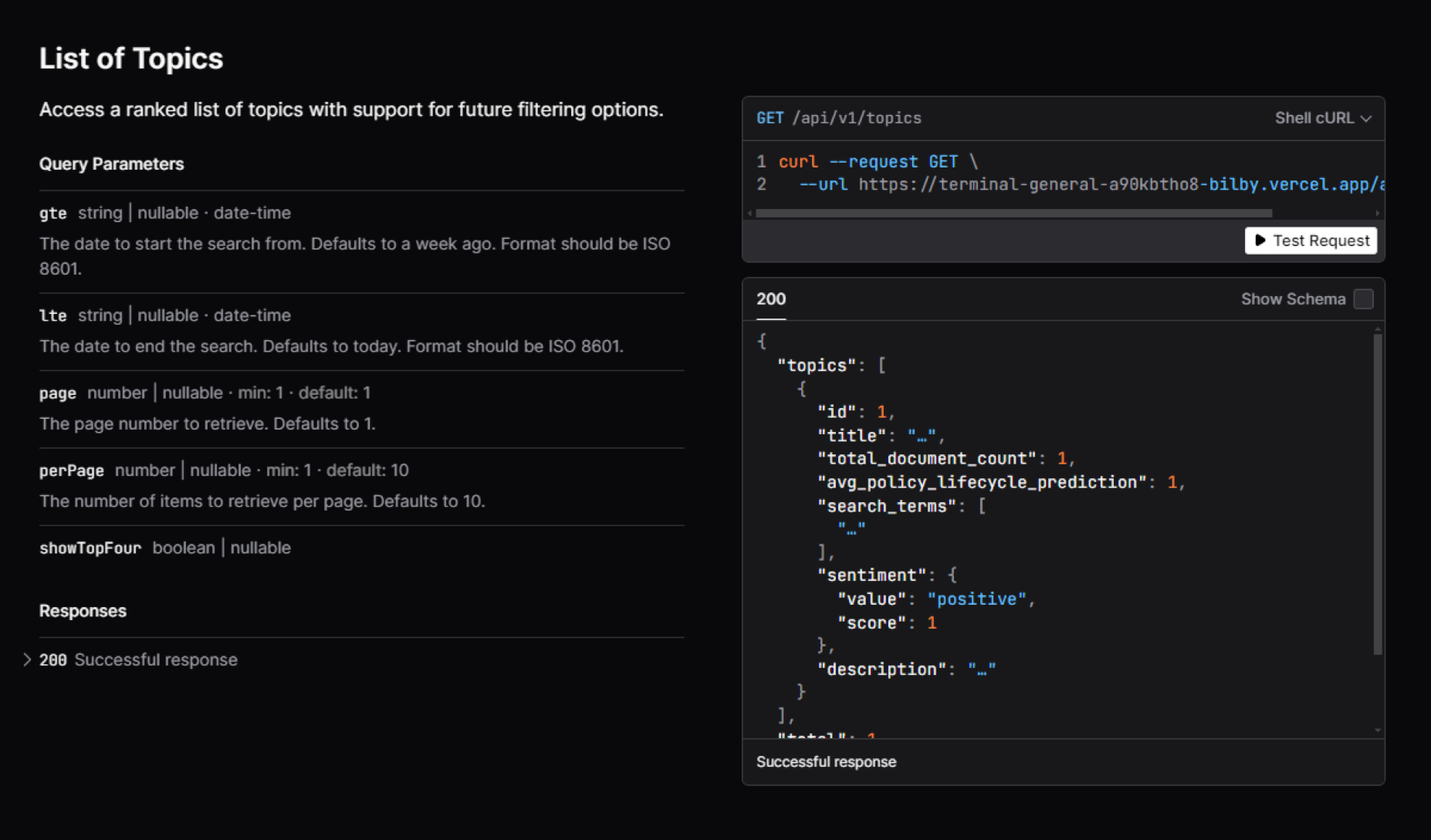 Bilby Terminal graphs